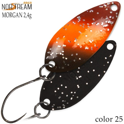 Блесна колеблющаяся Norstream Area Morgan 2.4gr #25