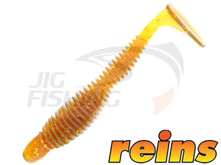 Мягкие приманки Reins Fat Bubbling Shad 4&quot; #430 Motor Oil Gold FLK