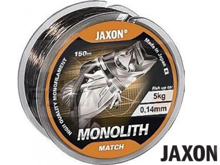 Леска монофильная Jaxon  Monolith Match 150m 0.12mm 3kg