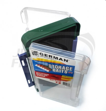 Коробка German Storage Baits NP2  17.5x10.5x3.5cm Green
