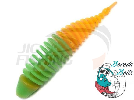 Мягкие приманки Boroda Baits Ayra Trout 2.4&quot; #202 Green Orange