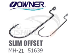 Офсетные крючки Owner Slim Offset (MH-21) #10