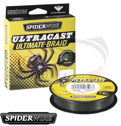 Шнур плетеный Spiderwire Ultracast Ultimate Braid 110m Low-Vis Green 0.12mm 9.1kg