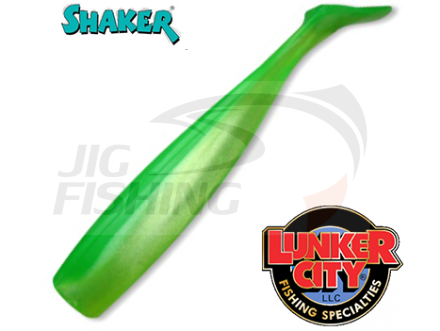 Мягкие приманки Lunker City Shaker 3.75&quot; #174 Limetreuse