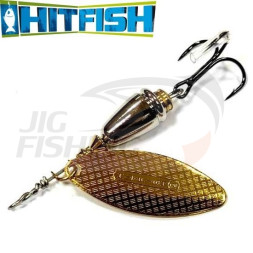 Вращающаяся блесна HitFish Palia Long Acoustic #2 10gr 55mm 003