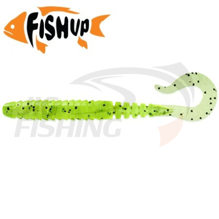Мягкие приманки FishUp Vipo 3.6&quot; #055 Chartreuse/Black
