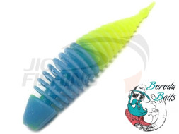 Мягкие приманки Boroda Baits Ayra Trout 2.4&quot; #201 Blue Yellow