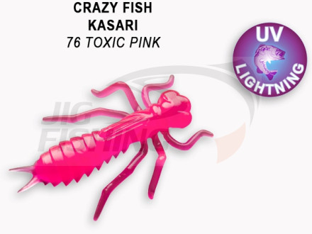 Мягкие приманки Crazy Fish Kasari 1&quot; 76 Toxic Pink