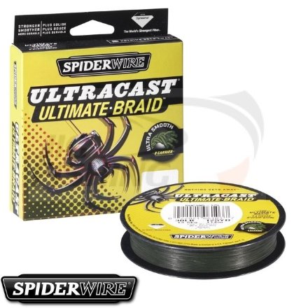 Шнур плетеный Spiderwire Ultracast Ultimate Braid 110m Low-Vis Green 0.14mm 12.7kg