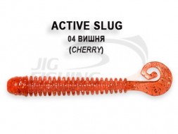 Мягкие приманки Crazy Fish  Active Slug 2.8&quot; #04 Cherry