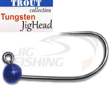 Джиг-головки Trout Tungsten Jig Head BL #8 0.6gr Blue (3шт/уп)