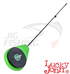 Удочка-балалайка зимняя Lucky John Ergo 26.5cm Green