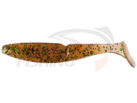 Мягкие приманки Sawamura One&#039;up Shad 4&quot; #093 Motor Oil Black Green Flake