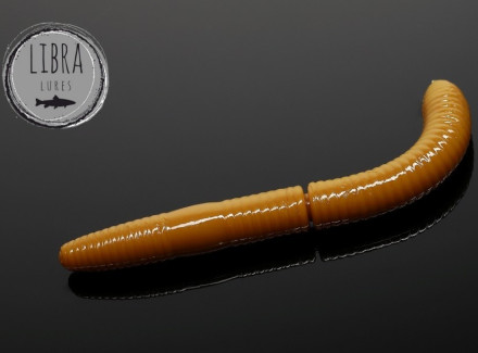 Силиконовые приманки Libra Lures Fatty D Worm 55mm #036 Coffee Milk