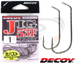 Крючки для джиг-головок Decoy Jig-53F 60 Limerick-F #2