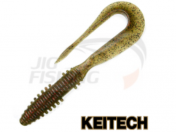 Мягкие приманки Keitech Mad Wag 4.5&quot; #208 Watermelon PP. Red