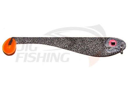 Плоские приманки Asmak Flat Bait Shad Black Silver 70mm