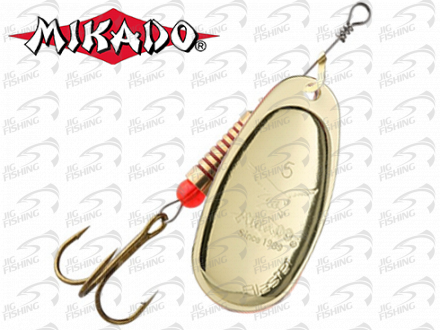 Вращающаяся блесна Mikado Blaster 5 #Gold/00