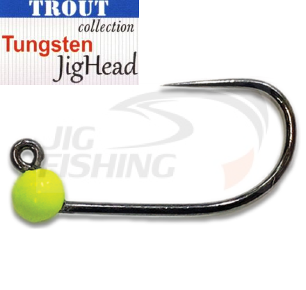 Джиг-головки Trout Tungsten Jig Head BL #8 0.6gr Chartreuse (3шт/уп)