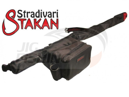 Поясная сумка + чехол для удилища IdeaFisher Stradivari Stakan Black