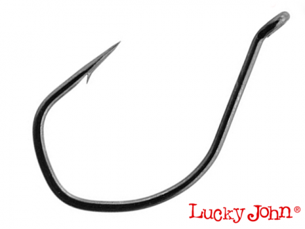 Одинарные крючки Lucky John LJH520 #6 (8 шт в уп)