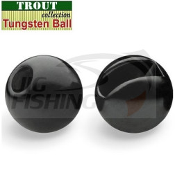 Вольфрамовые головки с вырезом Trout Black Nikel 6.3mm 1.9gr (5шт/уп)