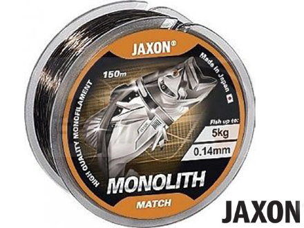 Леска монофильная Jaxon Monolith Match 150m 0.18mm 7kg