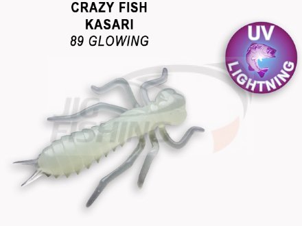 Мягкие приманки Crazy Fish Kasari 1&quot; 89 Glowing