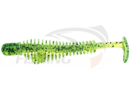 Мягкие приманки B Fish &amp; Tackle Pulse-R Paddle Tail 3.25&quot; #116  Chartreuse Pepper