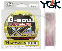 Шнур плетеный YGK G-Soul X4 Upgrade 200m #0.8 0.148mm 6.35kg