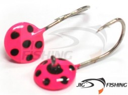 Джиг-головка таблетка форелевая JF 2gr Pink Black