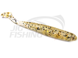 Мягкие приманки Beat Breath Fish Tail Shad 2.8&quot; #143 Clear Black Gold Flake