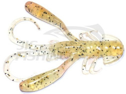 Мягкие приманки Bait Breath Rush Craw 3.5&quot; #143 Clear Black Gold