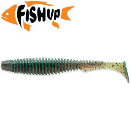 Мягкие приманки FishUp U-Shad 2.5&quot; #017 Motor Oil Pepper