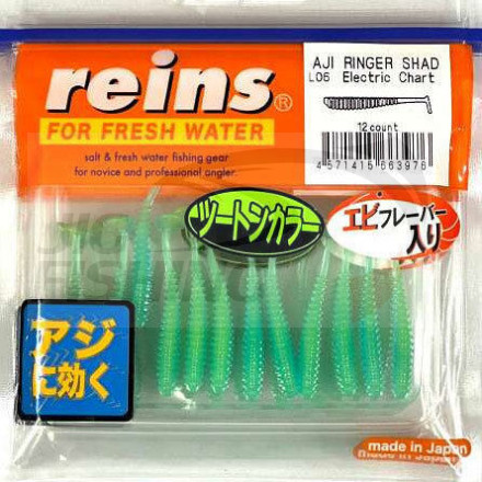 Мягкие приманки Reins Aji Ringer Shad 1.5&quot; #L06