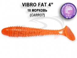 Мягкие приманки Crazy Fish Vibro Fat 4&quot; 18 Carrot
