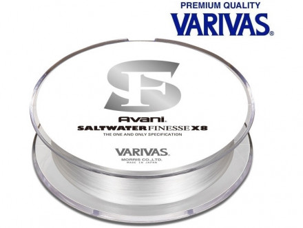 Плетеный шнур Varivas Avani Salt Water Finesse PE X8 150m #0.3 0.09mm 7.5lb 3.40kg