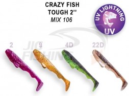 Мягкие приманки Crazy Fish Tough 2&quot; #Mix 106
