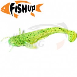 Мягкие приманки FishUp Catfish 3&quot; #026 Flo Chartreuse/Green