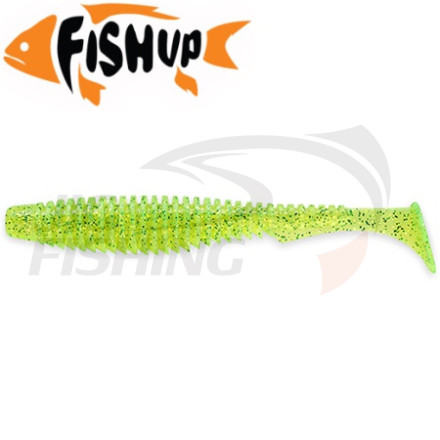 Мягкие приманки FishUp U-Shad 2.5&quot; #026 Flo Chartreuse/Green