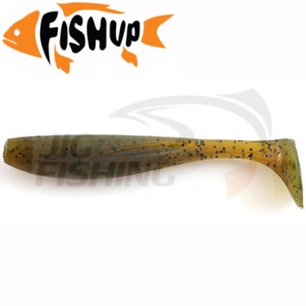 Мягкие приманки FishUp Wizzle Shad 2&quot; #074 Green Pumpkin Seed