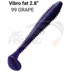 Мягкие приманки Crazy Fish Vibro Fat 2.8&quot; 99 Grape