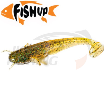 Мягкие приманки FishUp Catfish 3&quot; #036 Caramel/Green &amp; Black