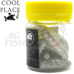 Мягкие приманки Cool Place личинка Maggot 1.2&quot; #Silver FLK