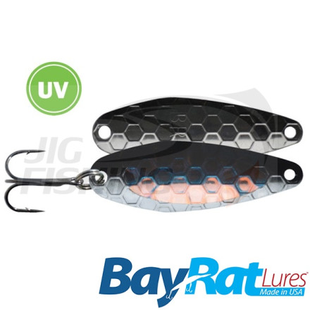 Колеблющаяся блесна BayRat Lures SP-2.5 #Black Flash