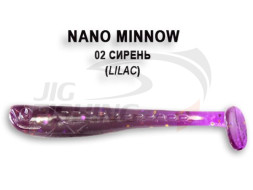 Мягкие приманки Crazy Fish Nano Minnow 1.6&quot;  02 Lilac
