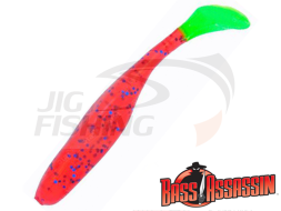 Мягкие приманки Bass Assassin Sea Shad 4&quot; #255 Plum Chartreuse Tail