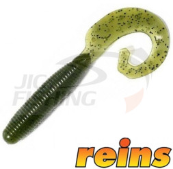 Мягкие приманки Reins Fat G-Tail Grub 2&quot; #001 Watermelon Seed