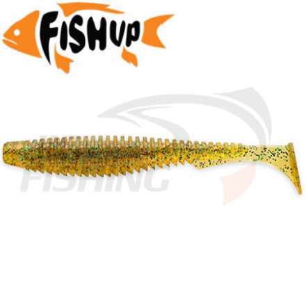 Мягкие приманки FishUp U-Shad 2.5&quot; #036 Caramel/Green &amp; Black