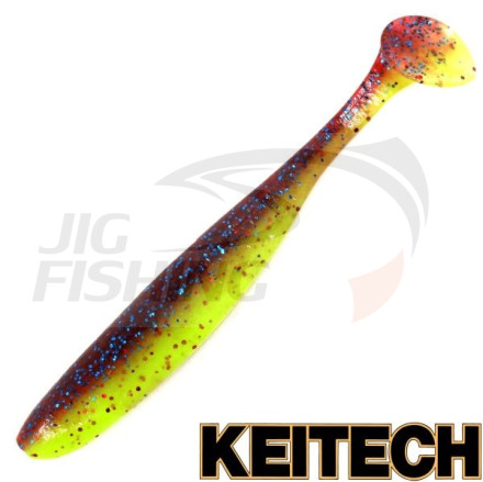 Мягкие приманки Keitech Easy Shiner 2&quot; #EA15 Grape Chart Red FLK